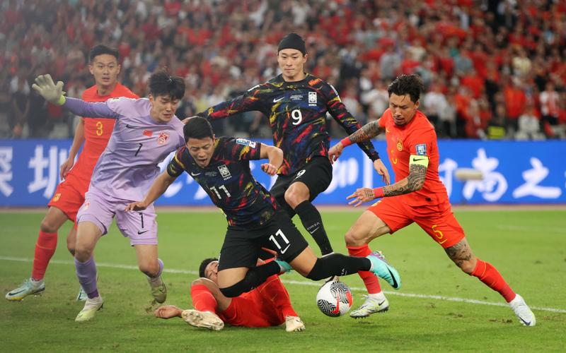中国与韩国足球比赛现场直播